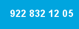 922 832 12 05 922 832 12 05